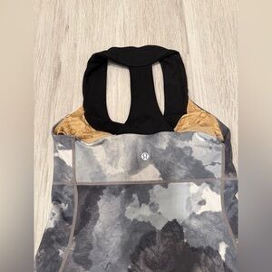 lululemon athletica Black and Gray Tank Top